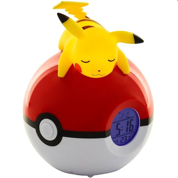 E-shop Lampa s Budíkom Pikachu Pokebal (Pokémon)