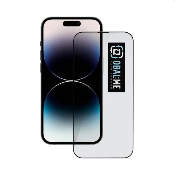 OBAL:ME 5D Ochranné tvrdené sklo pre Apple iPhone 14 Pro, čierna