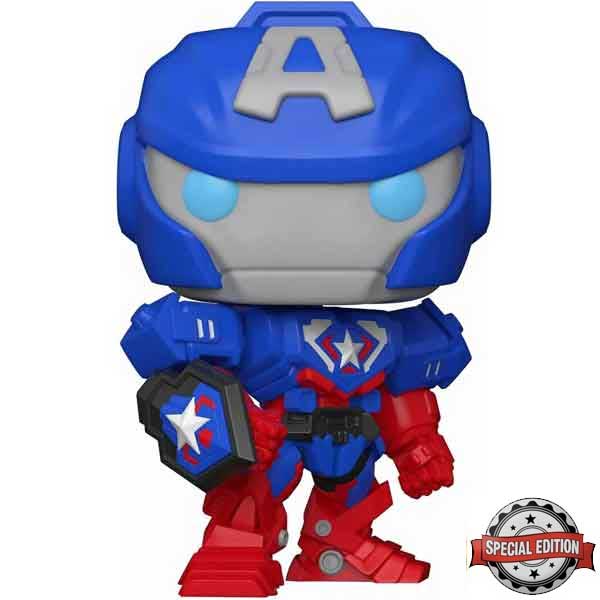 POP! Avengers MechStrike Captain America (Marvel) Special Edition 25 cm - OPENBOX (Rozbalený tovar s plnou zárukou)