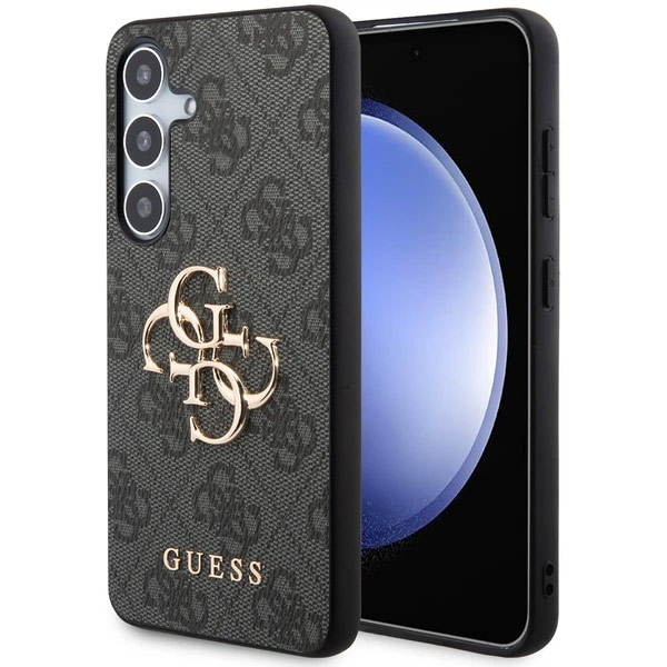 Zadný kryt Guess 4G Metal Logo pre Samsung Galaxy S24 Plus, šedá 57983119483