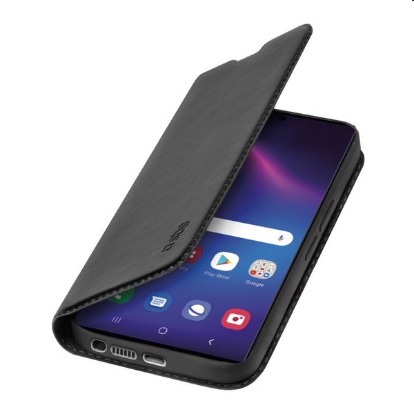 E-shop Knižkové puzdro SBS Book Wallet Lite pre Samsung Galaxy S24 5G, čierna TEBKLITESAS24K
