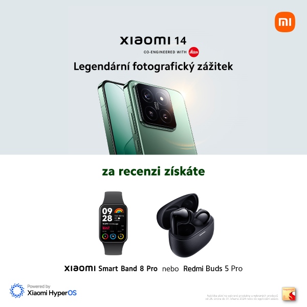Darček - Redmi Buds 5 alebo Xiaomi Smart Band 8 - po registrácii na www.xiaomi.sk v cene 44,90 €