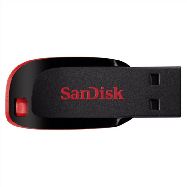 E-shop SanDisk Cruzer Blade 128 GB USB, červený SDCZ50-128G-B35