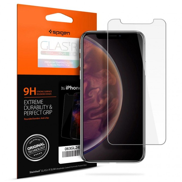 Spigen ochranné sklo Glas.tR SLIM HD pre iPhone 11 Pro, XS 063GL24514