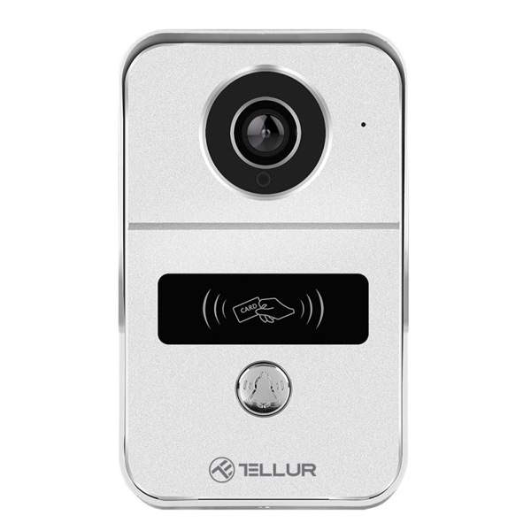 Tellur WiFi Smart Videozvonček, 1080P, sivý