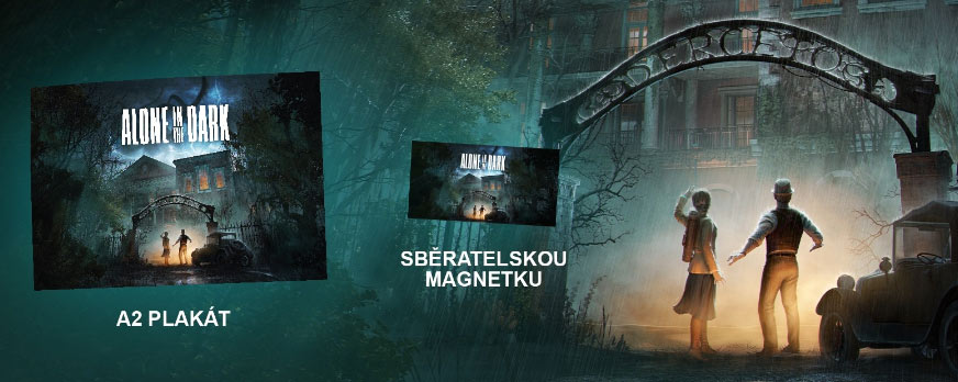 Darček - Alone In The Dark Plagát a Magnetka v cene 5,09 €