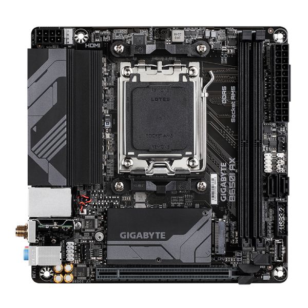 Gigabyte B650I AX základná doska, AMD B650, AM5, 2xDDR5, mini-ITX B650I AX