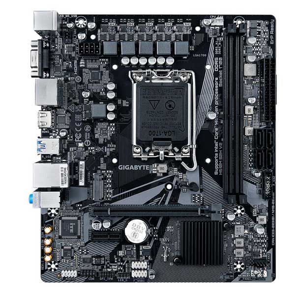 Gigabyte H610M S2H V2, Intel H610, LGA1700, 2 x DDR5, mATX H610M S2H V2