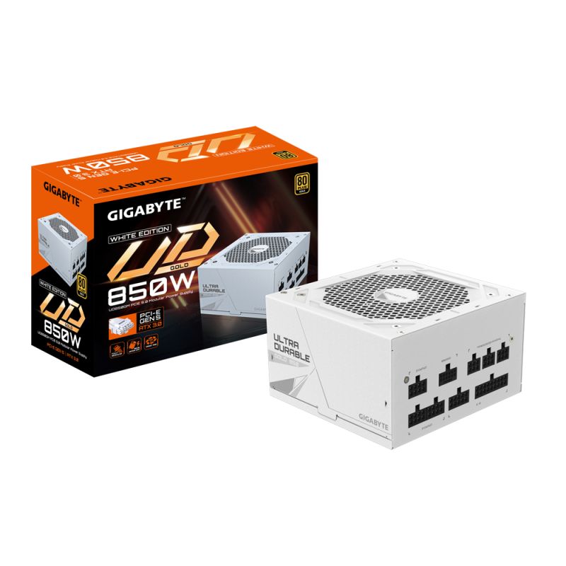 Gigabyte UD850GM PG5W 850W 80+ Gold Modular PCIe 5 ICE UD850GM PG5W