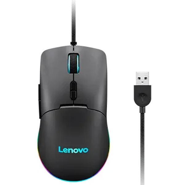 Herná myš Lenovo M210 RGB, čierna