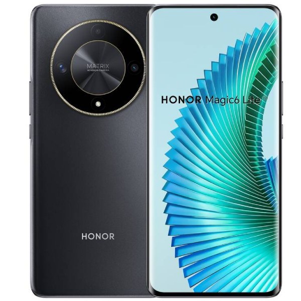 Honor Magic6 Lite, 8/256GB, čierna, Trieda B – použité, záruka 12 mesiacov