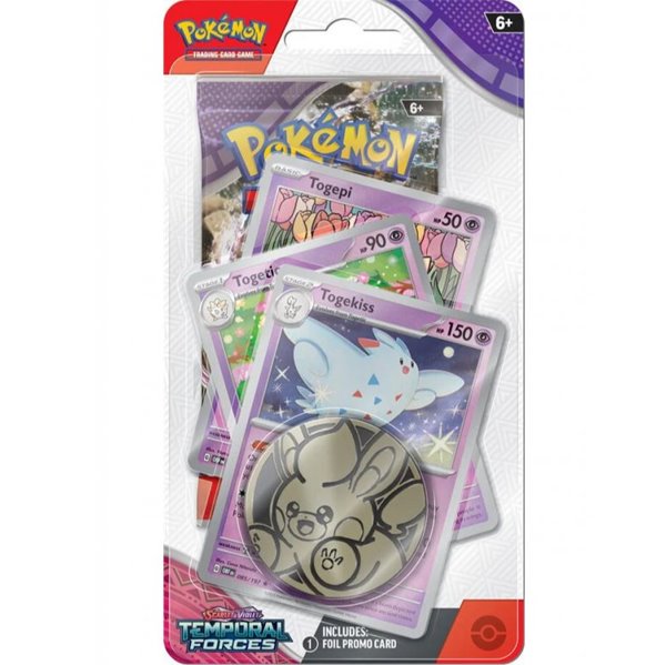 E-shop Kartová hra Pokémon TCG: Scarlet & Violet Temporal Forces Premium Checklane Blister Togekiss (Pokémon)