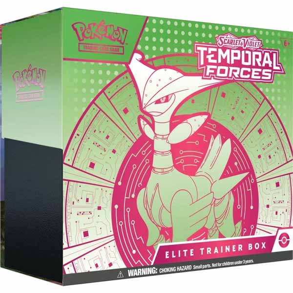 E-shop Kartová hra TCG: Scarlet & Violet Temporal Forces Elite Trainer Box Iron Leaves (Pokémon)