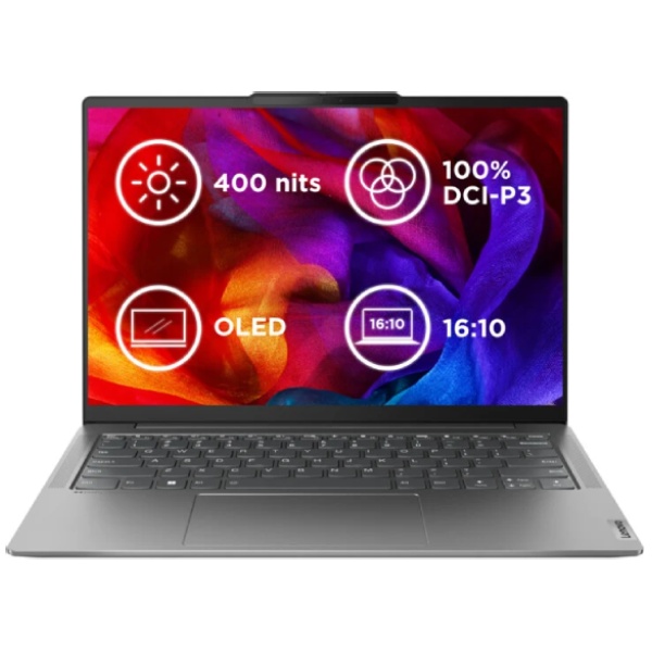 Lenovo Yoga Slim 6 14IAP8, Intel i7-1260P, 16 GB 1 TB SSD, 14,0" WUXGA OLED, Intel IrisXe, Win11Home, sivý 82WU0079CK