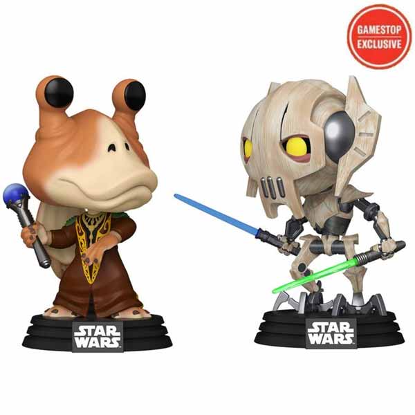 POP! Clone Wars: Jar Jar Binks VS General Grievous (Star Wars) Gamestop Edition POP-2Pack 