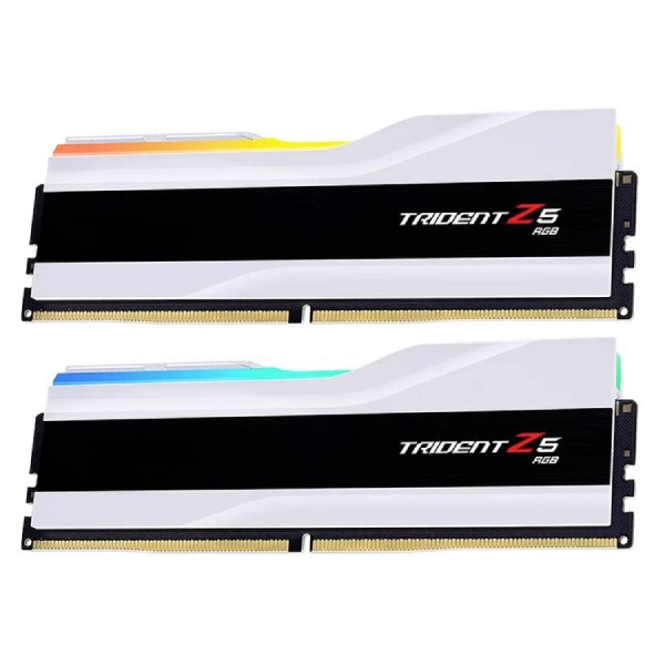E-shop G.SKILL 32 GB pamäťová sada DDR5 6000 CL32 Trident Z5 RGB, biela F5-6000J3238F16GX2-TZ5RW