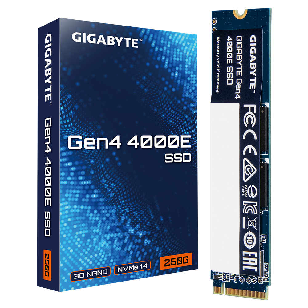 Gigabyte AORUS 4000E SSD 250GB M.2 NVMe Gen4 3500/1800 MBps