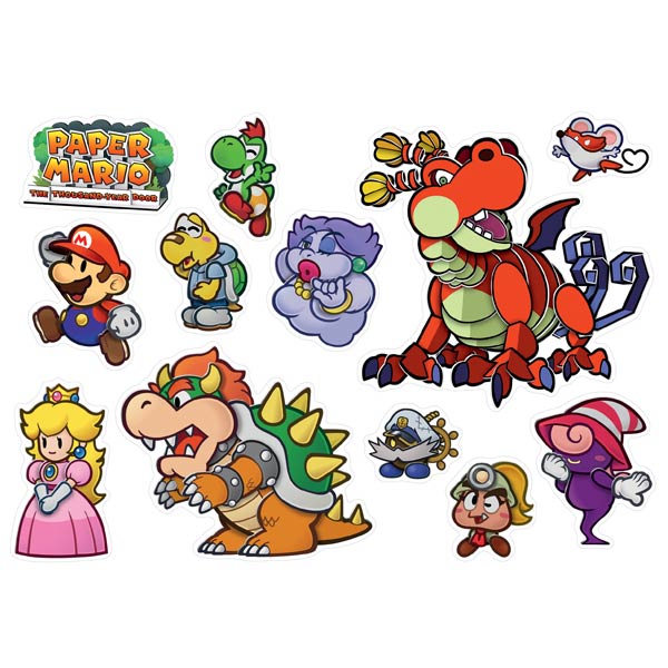 E-shop Paper Mario: The Thousand - Year Door Magnet Set GIFT-474651