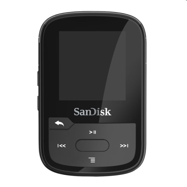 E-shop SanDisk MP3 Clip Sport Plus 32 GB, black, použitý, záruka 12 mesiacov SDMX32-032G-E46K