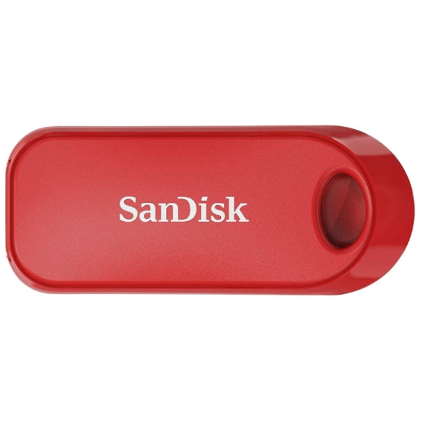 E-shop SanDisk USB kľúč Cruzer Snap 32 GB USB, červený SDCZ62-032G-G35R