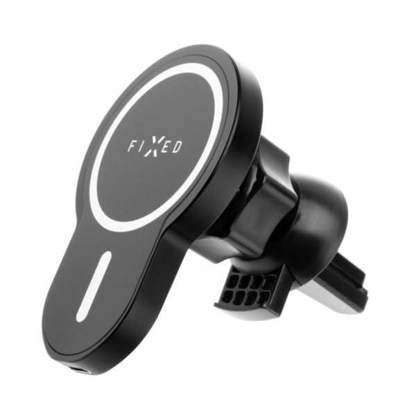 FIXED MagClick Magnetic holder for dashboard, 15 W, black, vystavený, záruka 21 mesiacov