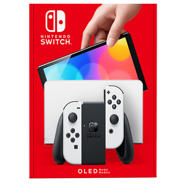 Nintendo Switch (OLED Model), white SN - BAZÁR (použitý tovar, zmluvná záruka 12 mesiacov)