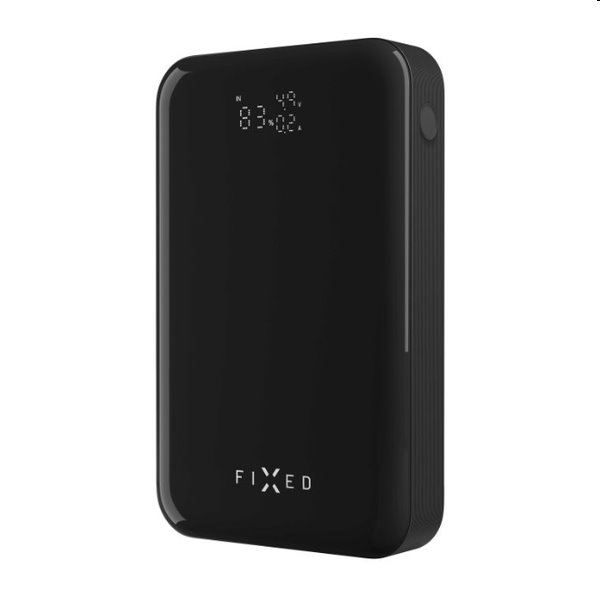 FIXED Powerbanka Zen 20 Pro s LCD displejom a výstupom 130W, 20 000 mAh, čierna