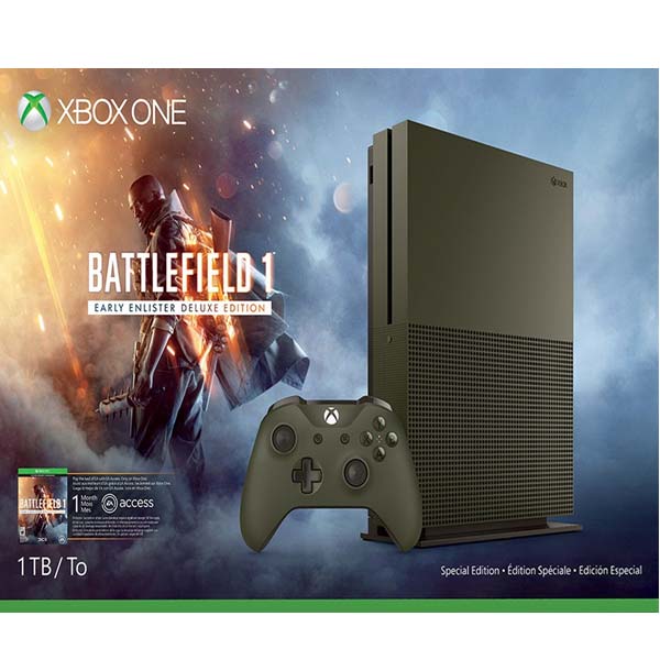 Xbox One S 1TB khaki - Použitý tovar, zmluvná záruka 12 mesiacov Xbox One S 1TB khaki - Použitý tovar, zmluvná záruka 12 mesiacov