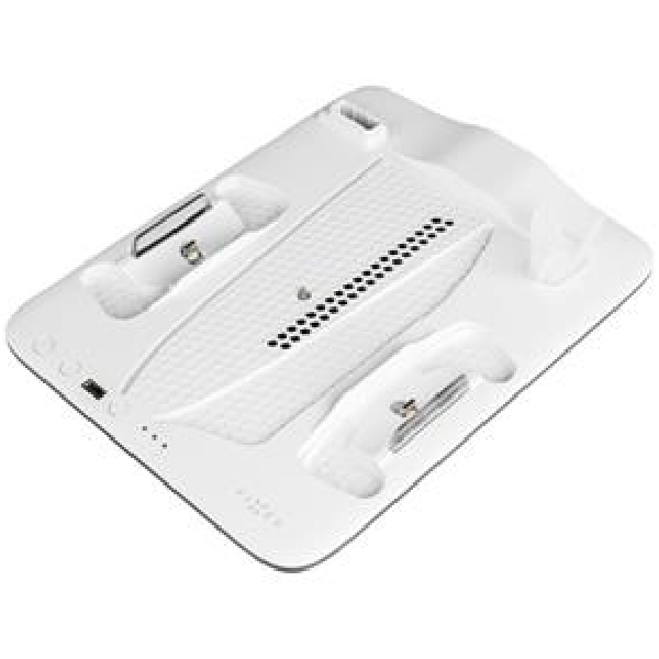 Multifunkčná stanica FIXED pre PlayStation 5 (Slim) s vetrákmi a nabíjaním pre dva ovládače DualSense, čierno-biela Multifunkčná stanica FIXED pre PlayStation 5 (Slim) s vetrákmi a nabíjaním pre dva ovládače DualSense, čierno-biela