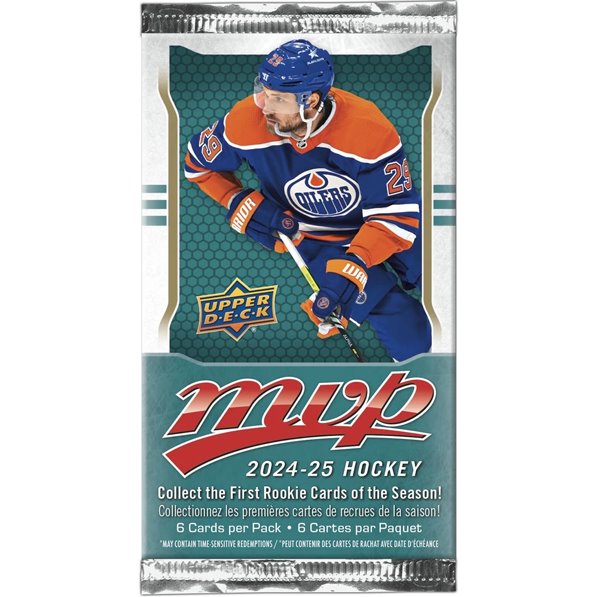 Darček - 2024/2025 Upper Deck MVP Hockey Retail Balíček Kariet  v cene 2,04 €
