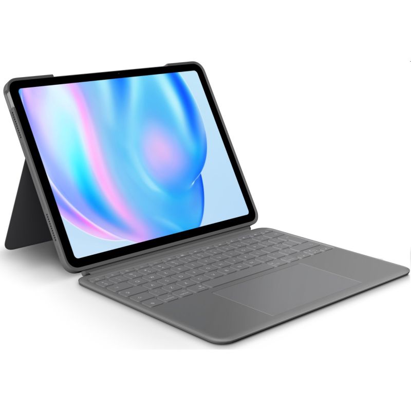 Logitech COMBO TOUCH pre iPad Air 11" (M2 a M3) a iPad Air (5.gen.) - šedá - US 920-012636