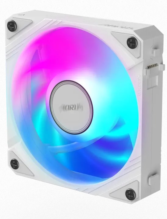 Gigabyte AORUS EZ CHAIN FAN 120 ICE, ARGB, white
