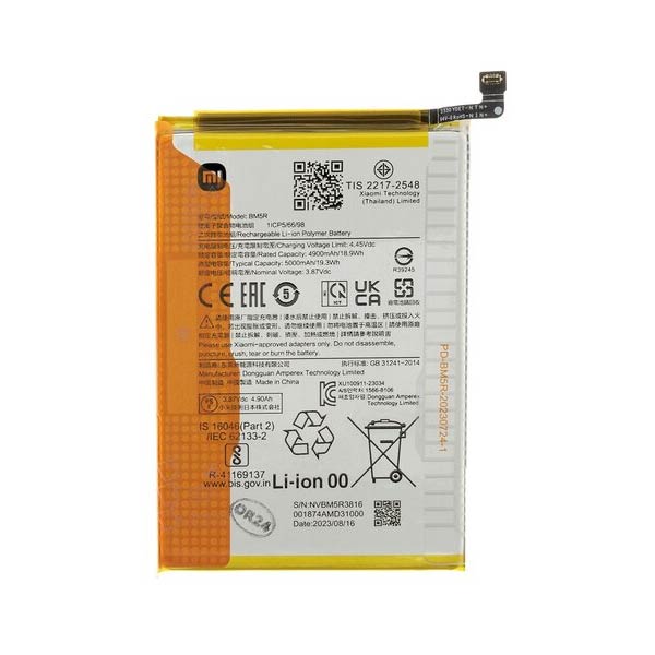 Xiaomi Originálna Batéria 5000 mAh (Service Pack) BM5R Xiaomi Originálna Batéria 5000 mAh (Service Pack) BM5R