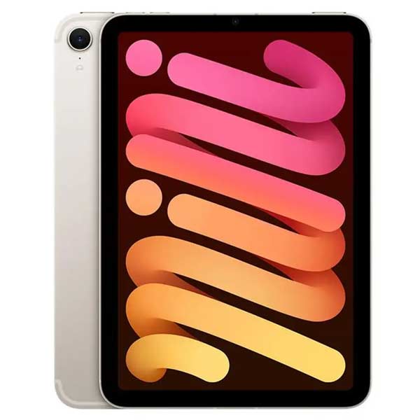 iPad mini Wi-Fi + Cellular 128GB Hviezdny biely (2024)