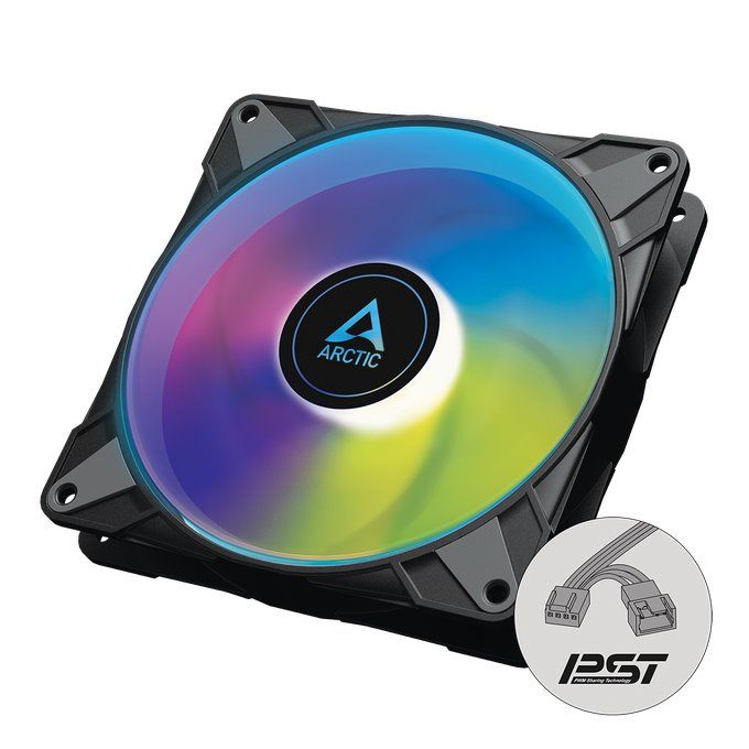 Arctic ventilátor P14 PWM PST A-RGB black ACFAN00239A