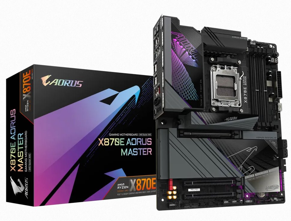 Gigabyte AORUS X870E MASTER, AMD X870E, AM5, 4xDDR5, ATX X870E AORUS MASTER