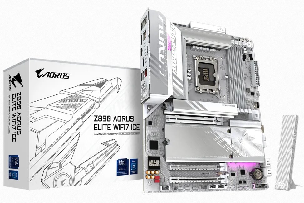 Gigabyte AORUS Z890 ELITE WIFI7 ICE, Intel Z890, LGA1851, 4xDDR5, ATX Z890 A ELITE WF7 ICE