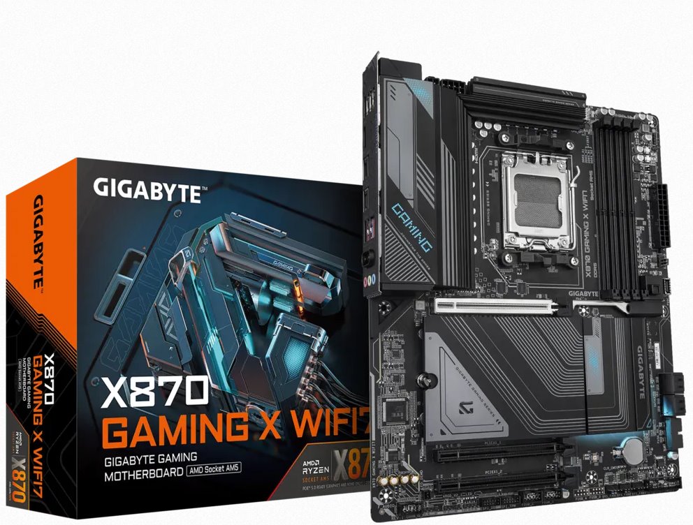 Gigabyte X870 GAMING X WIFI7, AMD X870, AM5, 4xDDR5, ATX X870 GAMING X WIFI7