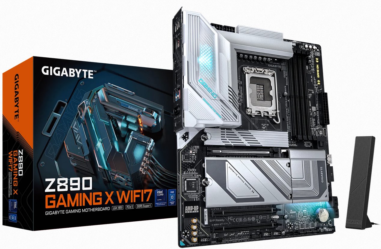 Gigabyte Z890 GAMING X WIFI7, Intel Z890, LGA1851, 4xDDR5, ATX Z890 GAMING X WIFI7