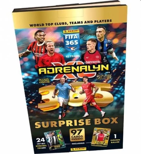 Panini FIFA 365 2024/2025 Adrenalyn Adventný kalendár Surprise box, vystavený, záruka 21 mesiacov Panini FIFA 365 2024/2025 Adrenalyn Adventný kalendár Surprise box, vystavený, záruka 21 mesiacov