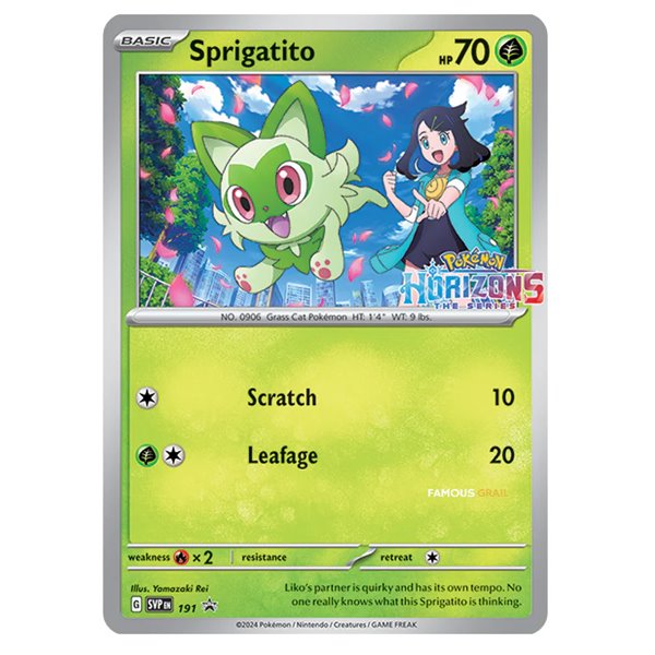 Darček - Pokemon karta Sprigatito v cene 2,99 €