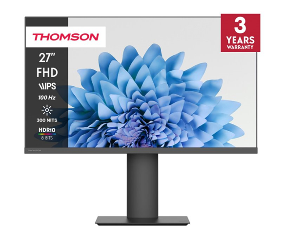 Thomson M27FB5C14 - 27" FHD, IPS, 100Hz, 5ms, 300cd, 1300:1, USB-C, HDMI, repro, 3Yr