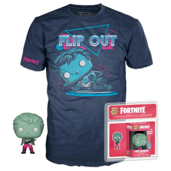 Funko Pocket Pop! & T-Shirt Fortnite Love Ranger - Size XL Funko Pocket Pop! & T-Shirt Fortnite Love Ranger - Size XL