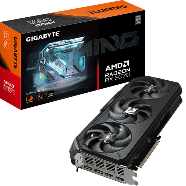 Gigabyte Radeon RX 9070 GAMING OC 16G Gigabyte Radeon RX 9070 GAMING OC 16G