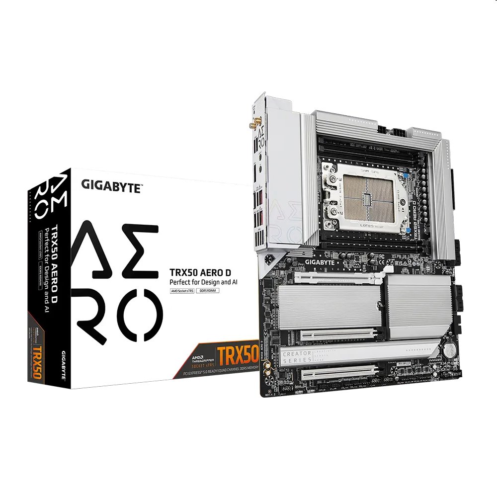 Gigabyte TRX50 AERO D, AMD TRX50, Socket sTR5, 4xDDR5, E-ATX TRX50 AERO D