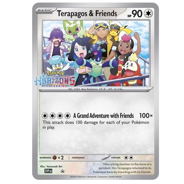 Darček - Pokemon karta Horizons Terapagos & Friends Oversized v cene 6,99 €