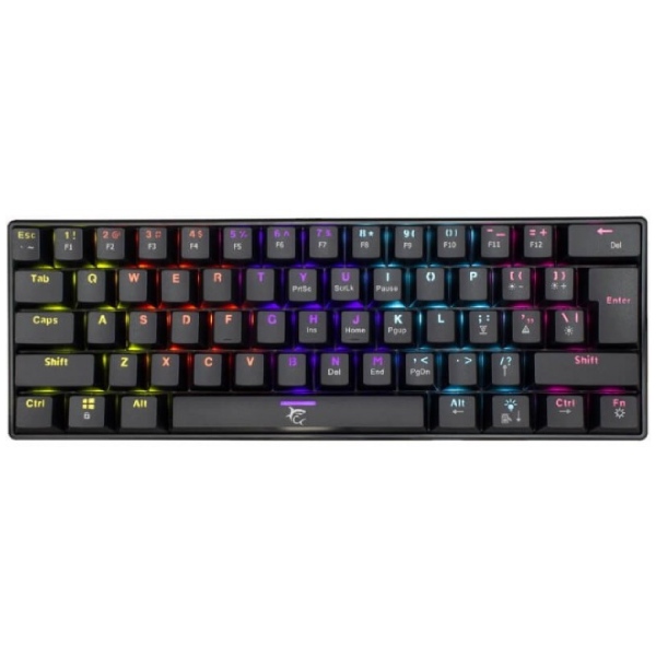 White Shark Mechanical gaming keyboard SHINOBI 2, US, blue switch, black White Shark Mechanical gaming keyboard SHINOBI 2, US, blue switch, black