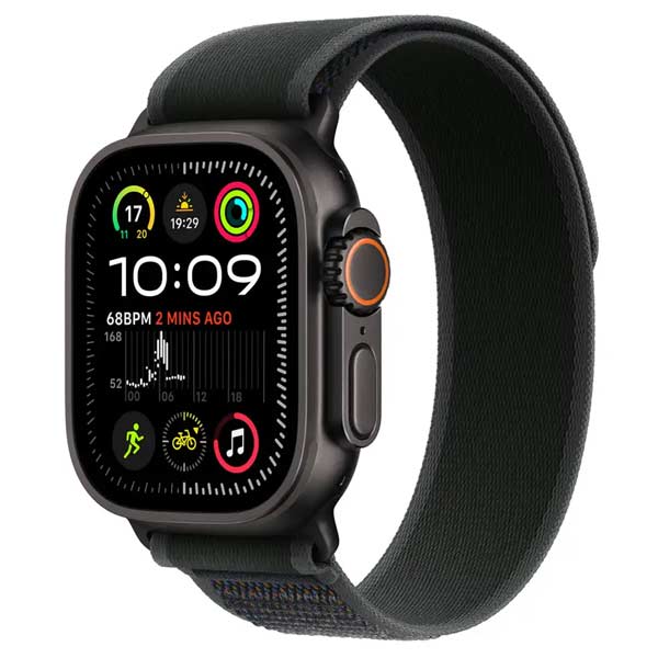 Apple Watch Ultra 2 GPS + Cellular 49mm, black titanium case, Trieda B – použité, záruka 12 mesiacov Apple Watch Ultra 2 GPS + Cellular 49mm, black titanium case, Trieda B – použité, záruka 12 mesiacov