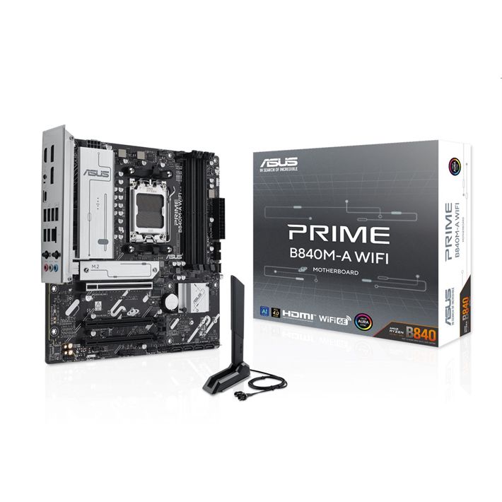 ASUS PRIME B840M-A WIFI, AM5, 4xDDR5, mATX 90MB1J20-M0EAY0