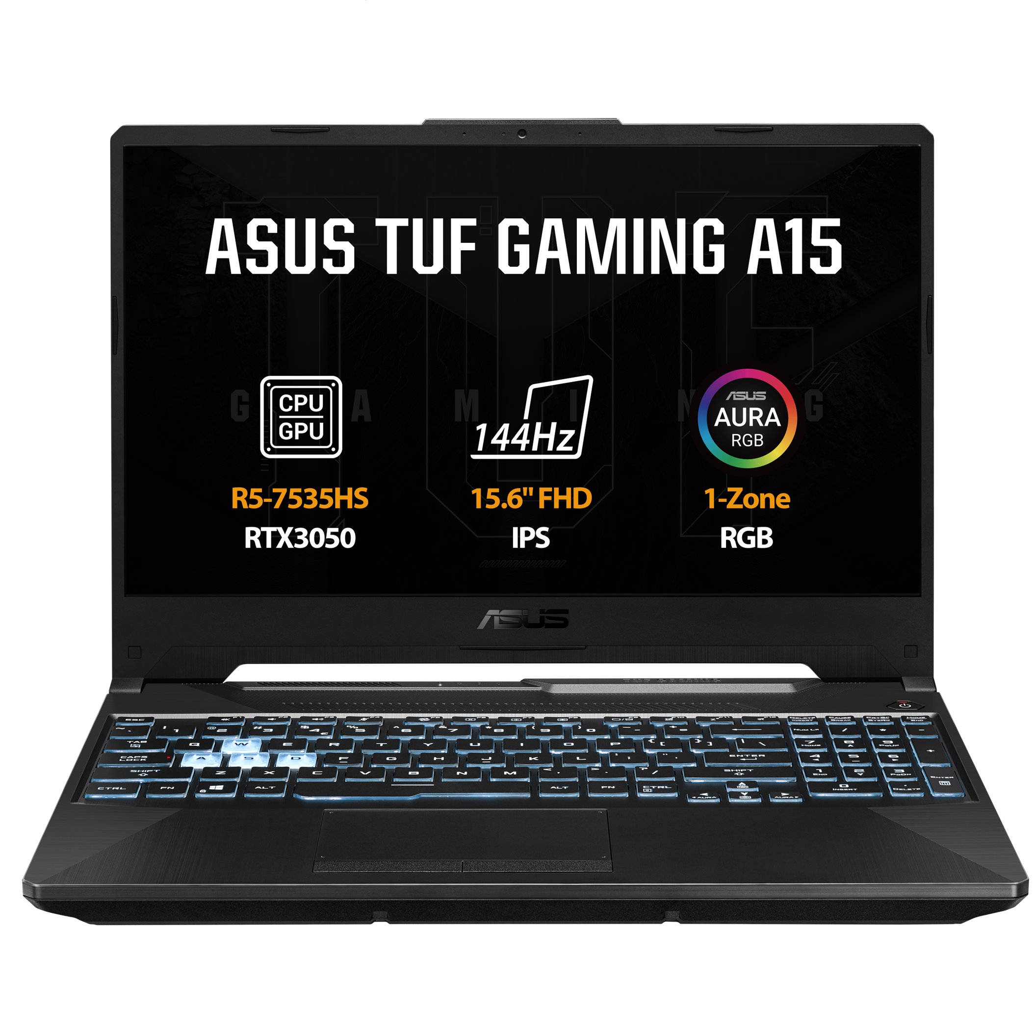 ASUS TUF Gaming A15R5-7535HS16GB1TB SSDRTX305015,6" FHDno OSGraphite Black FA506NC-HN038